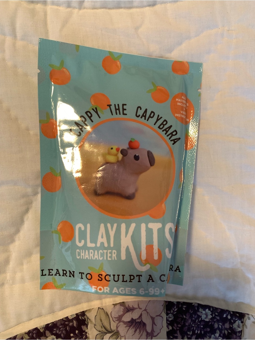 Polymer Clay Kits Character Kit - Blue 'Cappy the Capybara' Sculpting Set